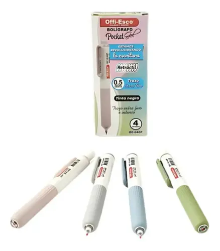 [OE-040P] ESFERO RT POCKET GEL 0.5 (Pastel)
